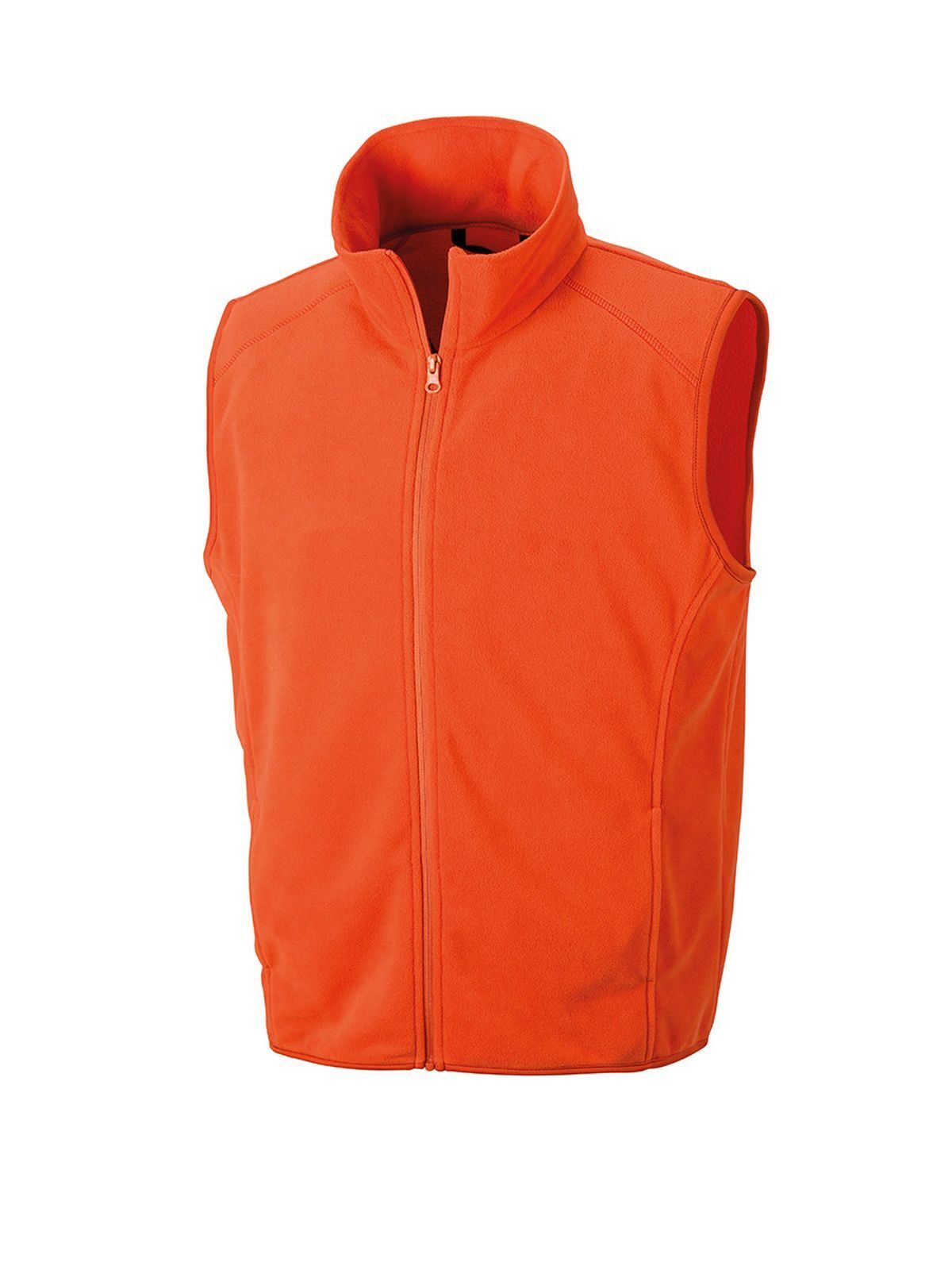 Micro Fleece Gilet Unisex – Result – Farbe Orange – individuell veredelbar