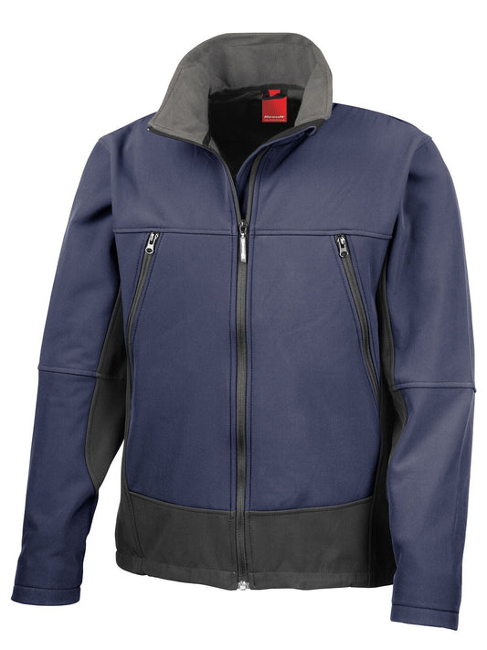 Activity Softshell Jacket Herren – Result – Farbe navy/black – individuell veredelbar