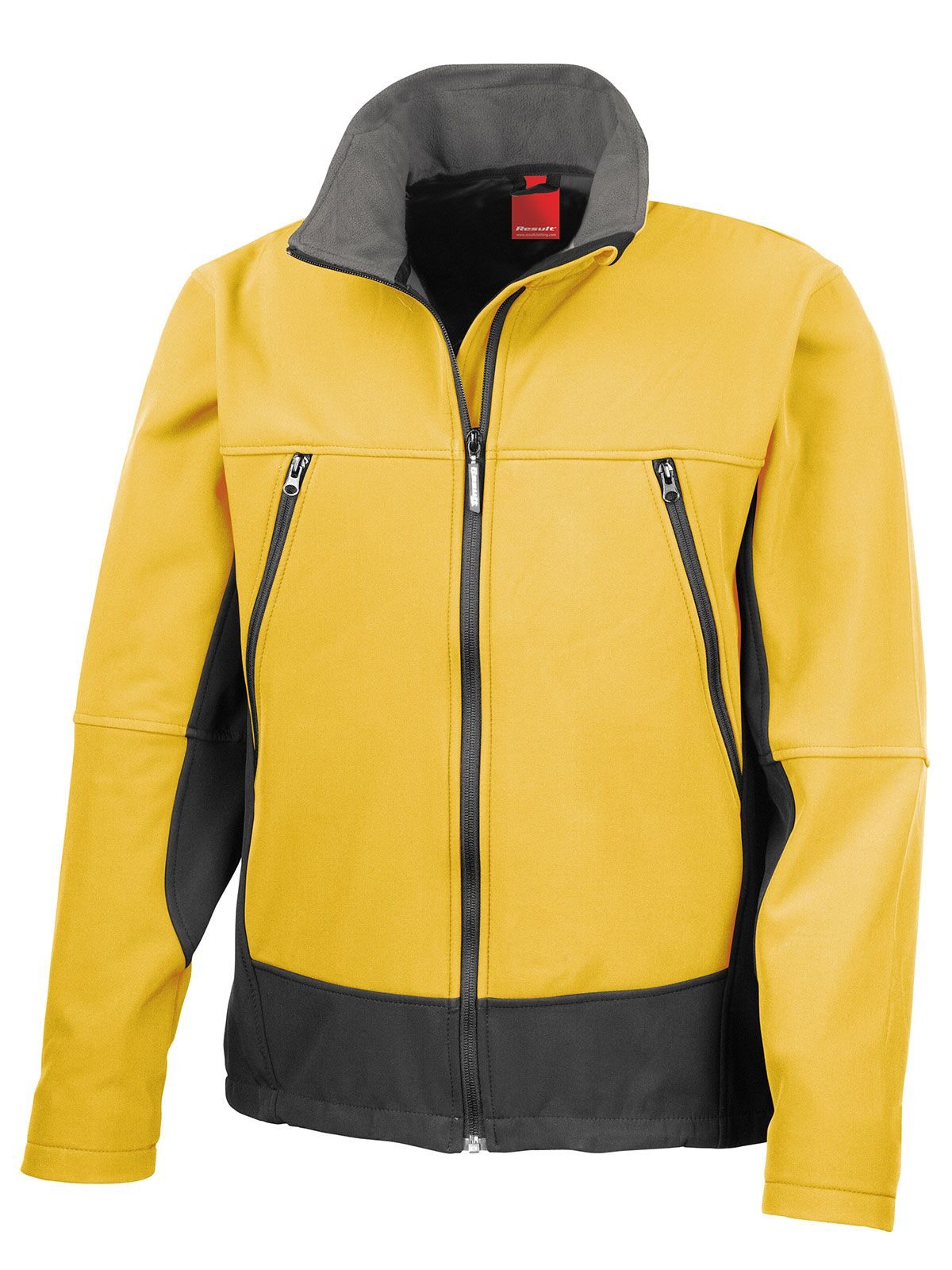 Activity Softshell Jacket Herren – Result – Farbe yellow-black – individuell veredelbar