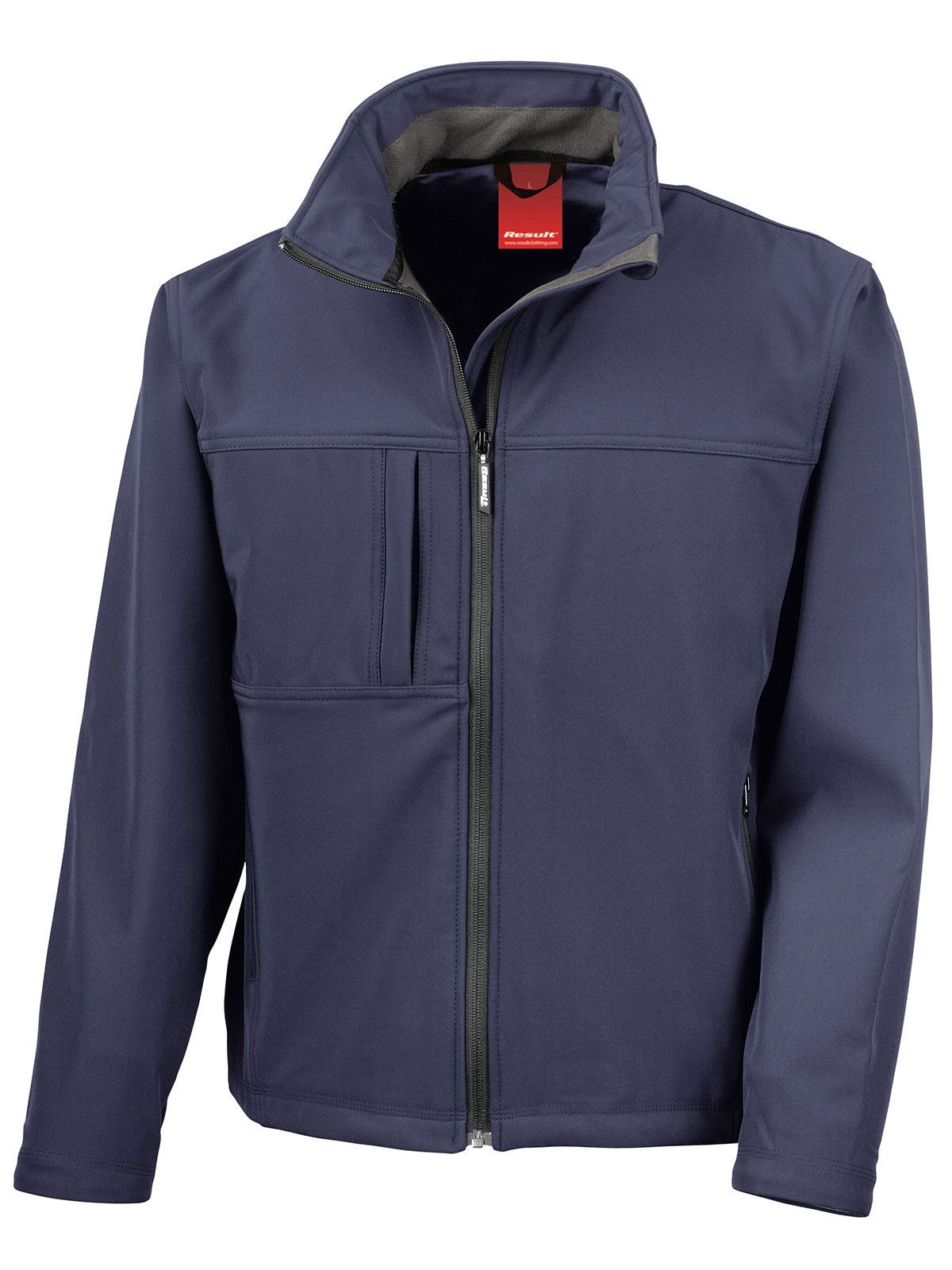 Classic Softshell Jacket Herren – Result – Farbe Navy – individuell veredelbar