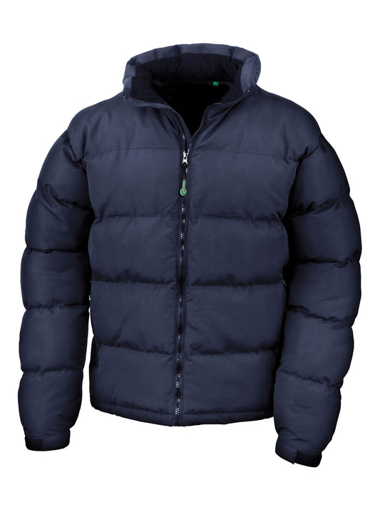 Holkham Down Feel Jacket – Result – Farbe Navy – individuell veredelbar