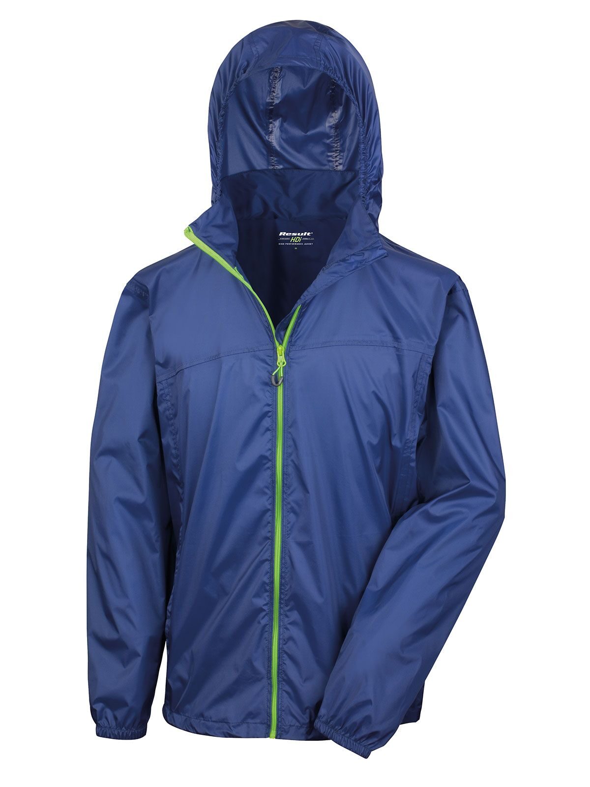 HDi Quest Lightweight Stowable Jacket – Result – Farbe navy/lime – individuell veredelbar