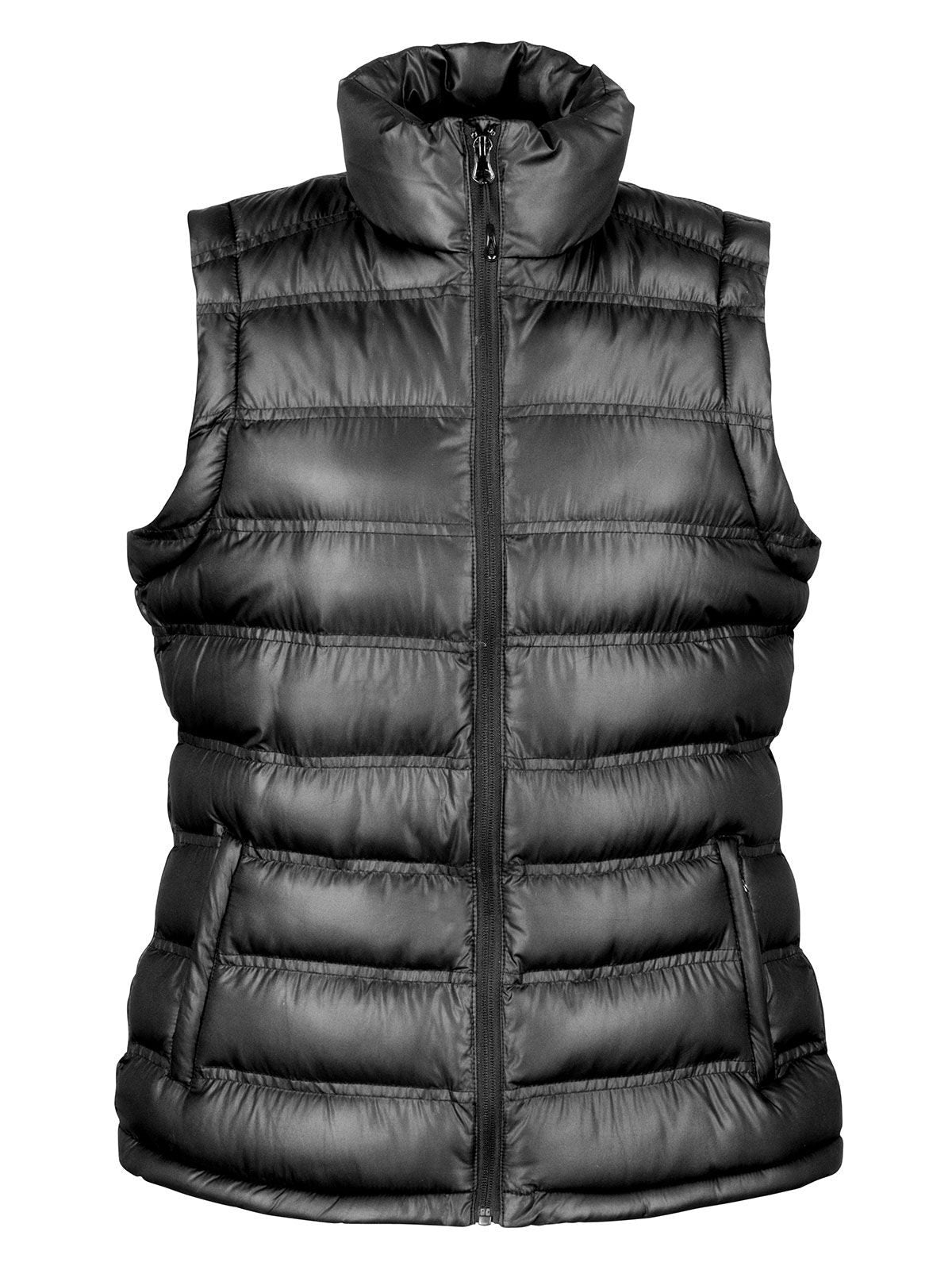Ice Bird Padded Gilet Damen Jacke – Result – Farbe Schwarz – individuell veredelbar