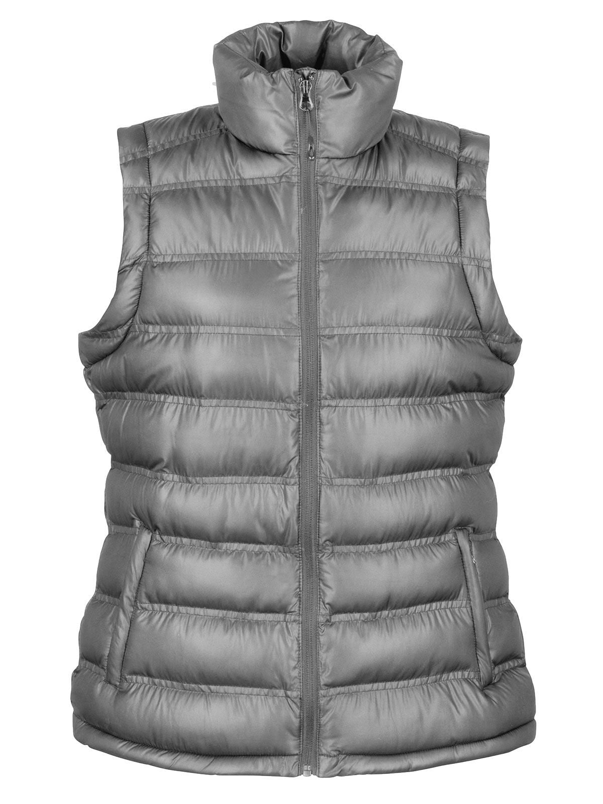 Ice Bird Padded Gilet Damen Jacke – Result – Farbe Grau – individuell veredelbar