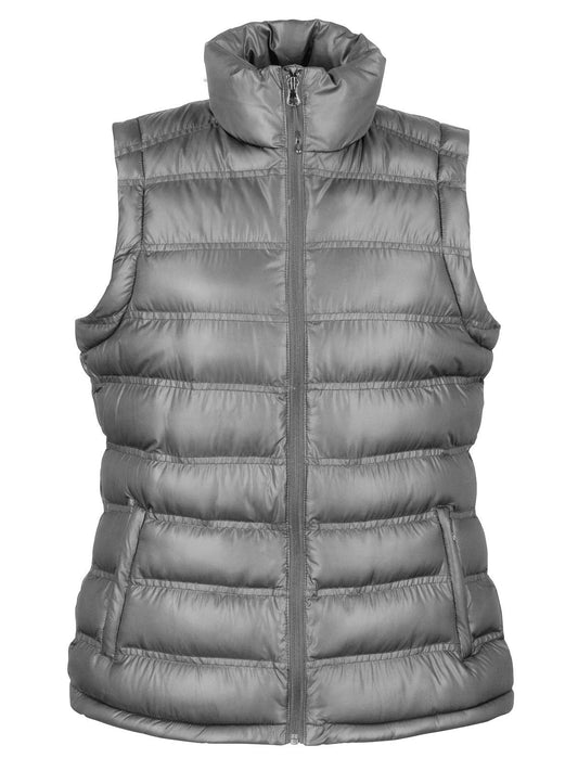 Ice Bird Padded Gilet Damen Jacke – Result – Farbe Grau – individuell veredelbar