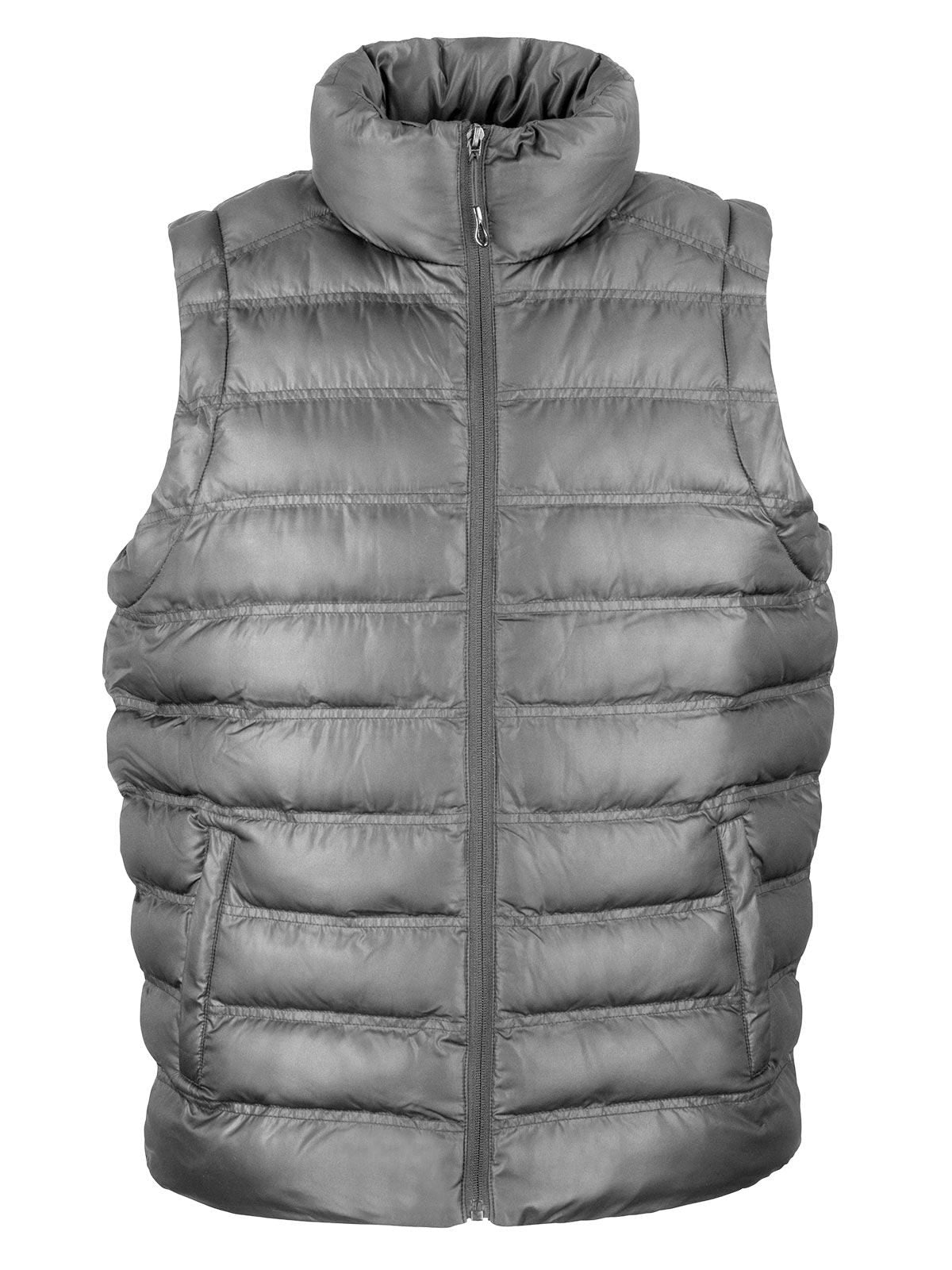 Ice Bird Padded Gilet Jacke – Result – Farbe Grau – individuell veredelbar