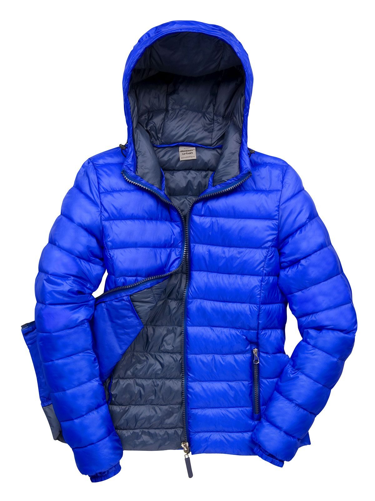 Snow Bird Hooded Jacket Damen – Result – Farbe royal blue-navy – individuell veredelbar