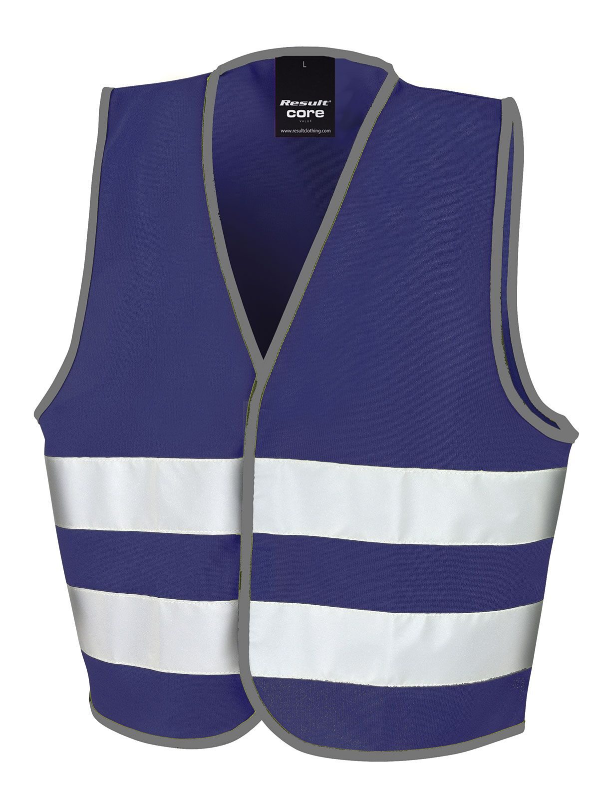 Junior Enhanced Visibility Vest Kinder Jacke – Result – Farbe Navy – individuell veredelbar