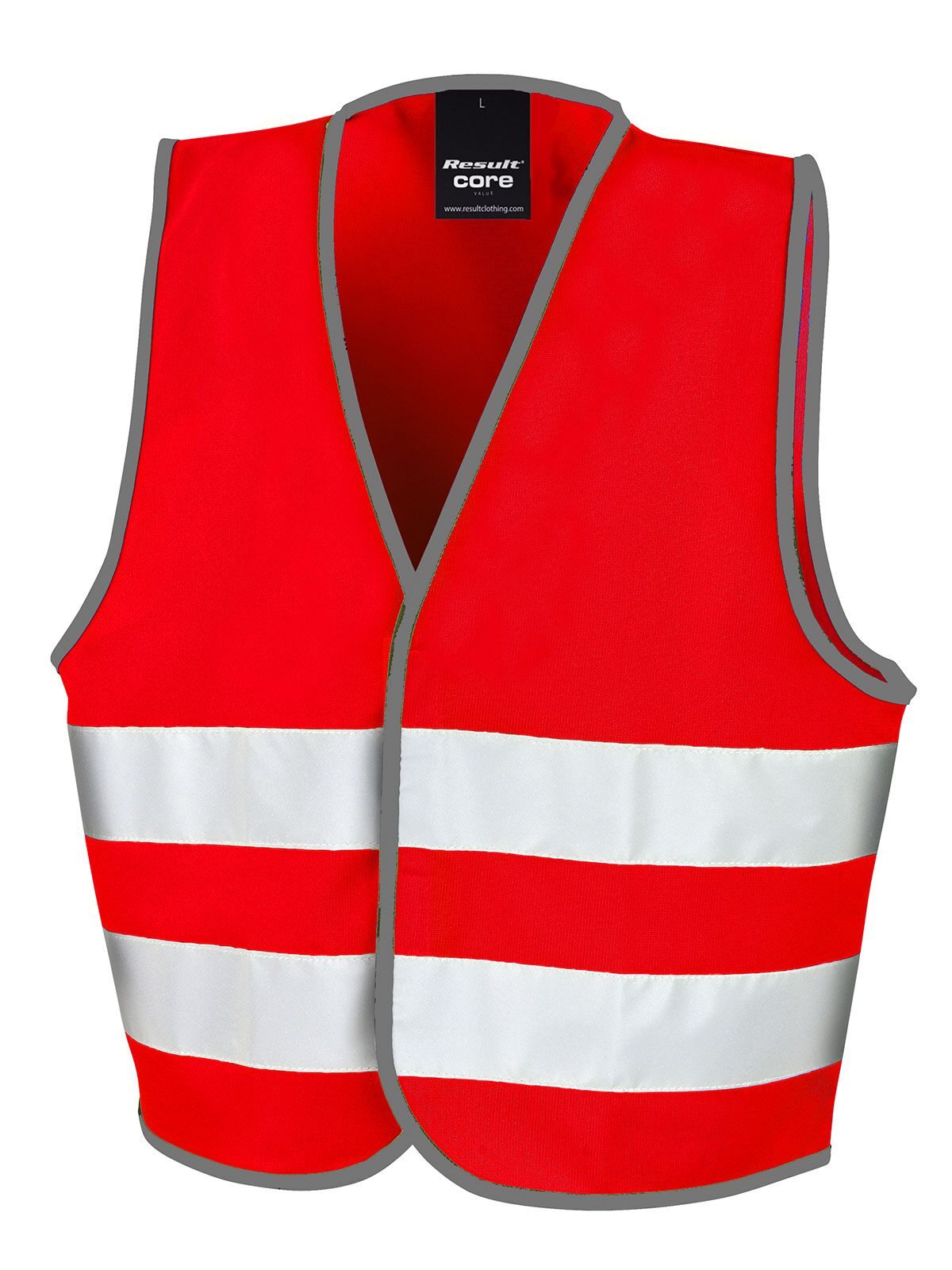 Junior Enhanced Visibility Vest Kinder Jacke – Result – Farbe Rot – individuell veredelbar
