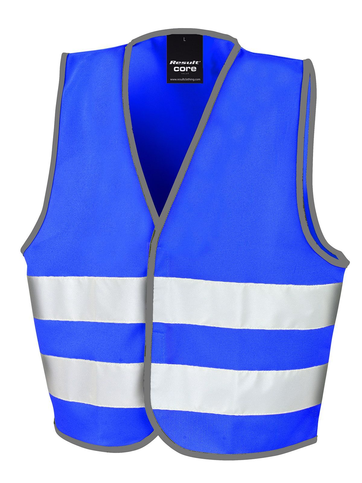 Junior Enhanced Visibility Vest Kinder Jacke – Result – Farbe Royalblau – individuell veredelbar