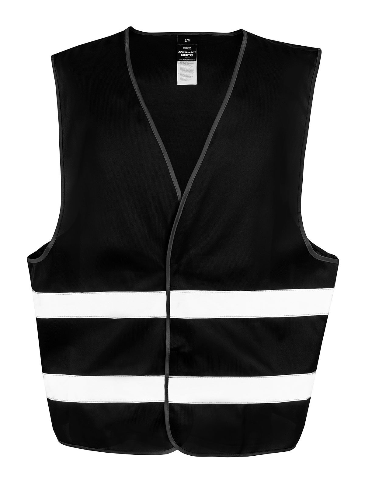 Core Enhance Visibility Vest Jacke – Result – Farbe Schwarz – individuell veredelbar