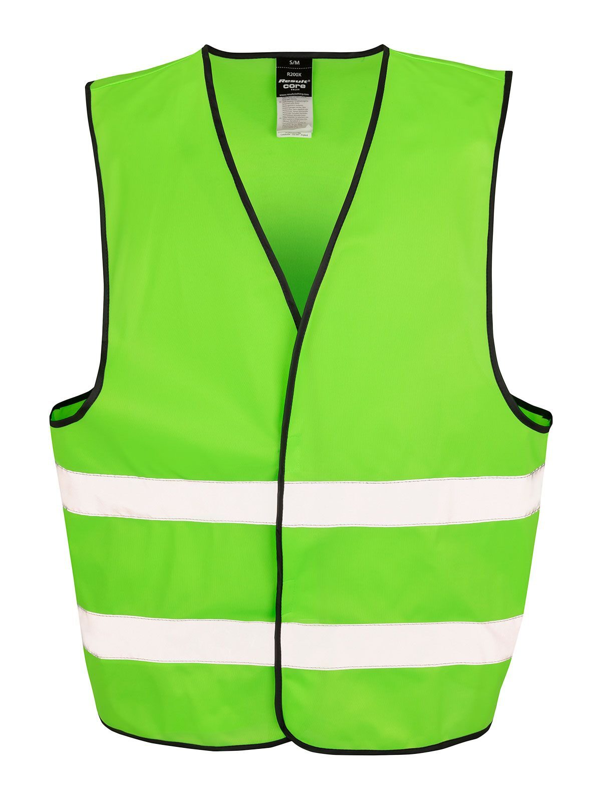Core Enhance Visibility Vest Jacke – Result – Farbe Lime – individuell veredelbar