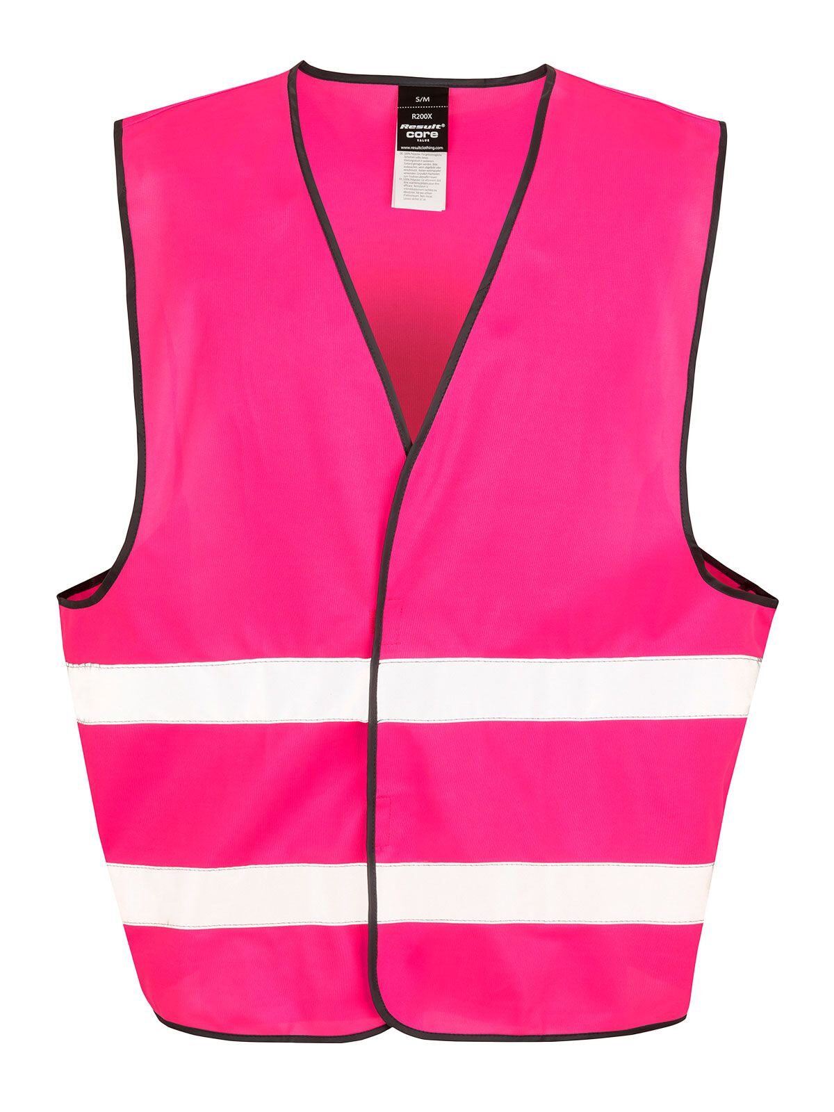 Core Enhance Visibility Vest Jacke – Result – Farbe Pink – individuell veredelbar