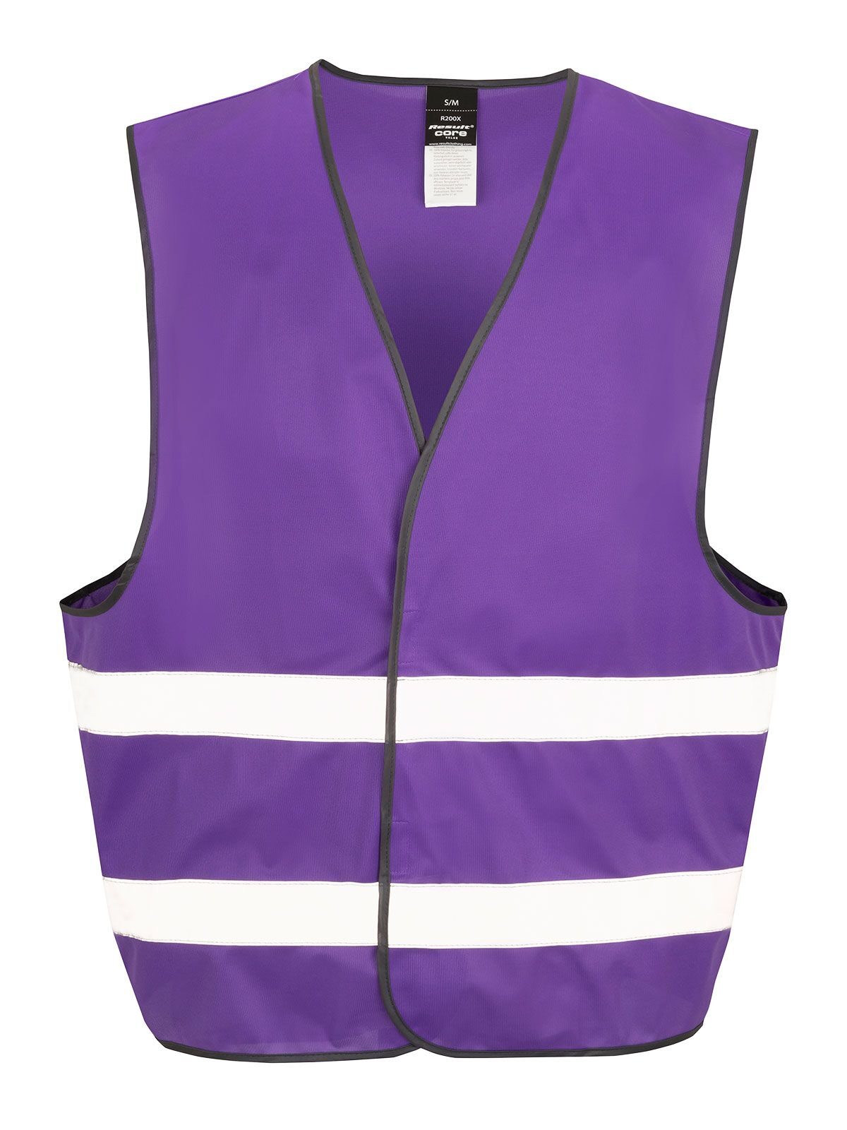 Core Enhance Visibility Vest Jacke – Result – Farbe Lila – individuell veredelbar
