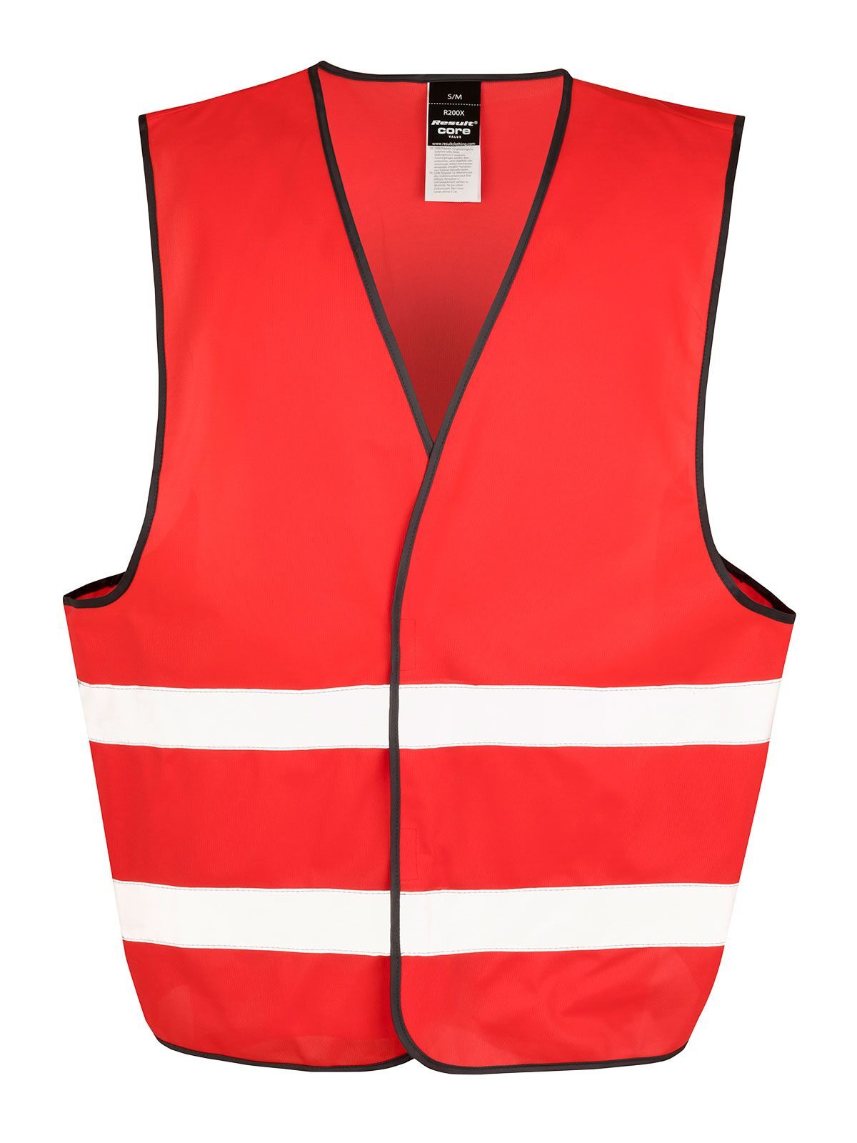 Core Enhance Visibility Vest Jacke – Result – Farbe Rot – individuell veredelbar