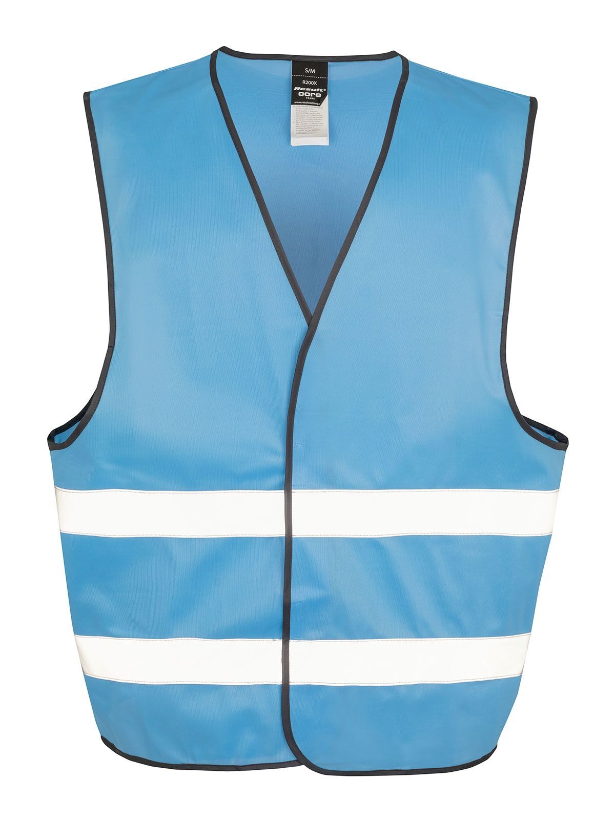 Core Enhance Visibility Vest Jacke – Result – Farbe Hellblau – individuell veredelbar