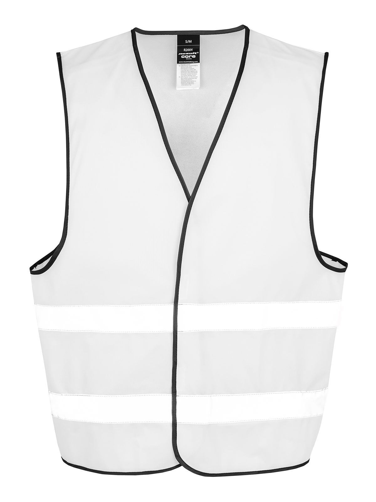 Core Enhance Visibility Vest Jacke – Result – Farbe Weiß – individuell veredelbar