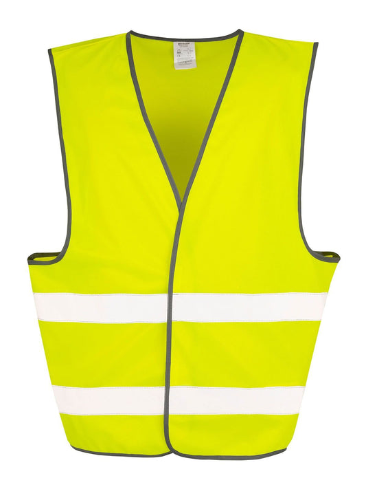 Gilet alta visibilità Unisex Jacke – Result – Farbe fluorescent yellow – individuell veredelbar