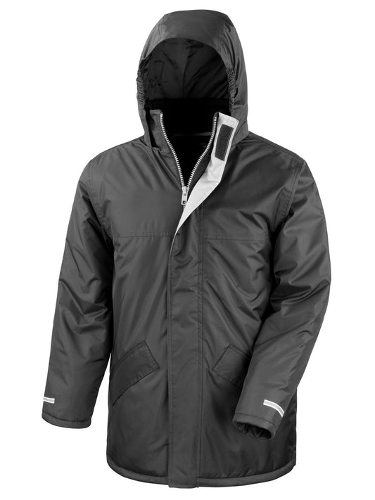 Winter Parka Jacke – Result – Farbe Schwarz – individuell veredelbar