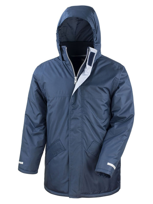 Winter Parka Jacke – Result – Farbe Navy – individuell veredelbar