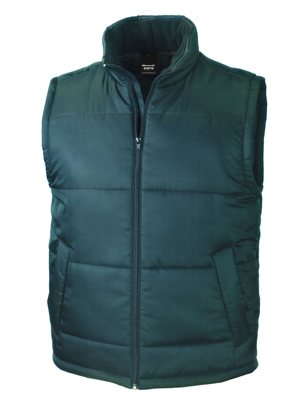 Bodywarmer Jacke – Result – Farbe bottle green – individuell veredelbar