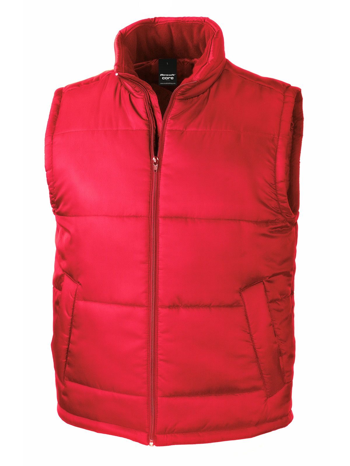 Bodywarmer Jacke – Result – Farbe Rot – individuell veredelbar