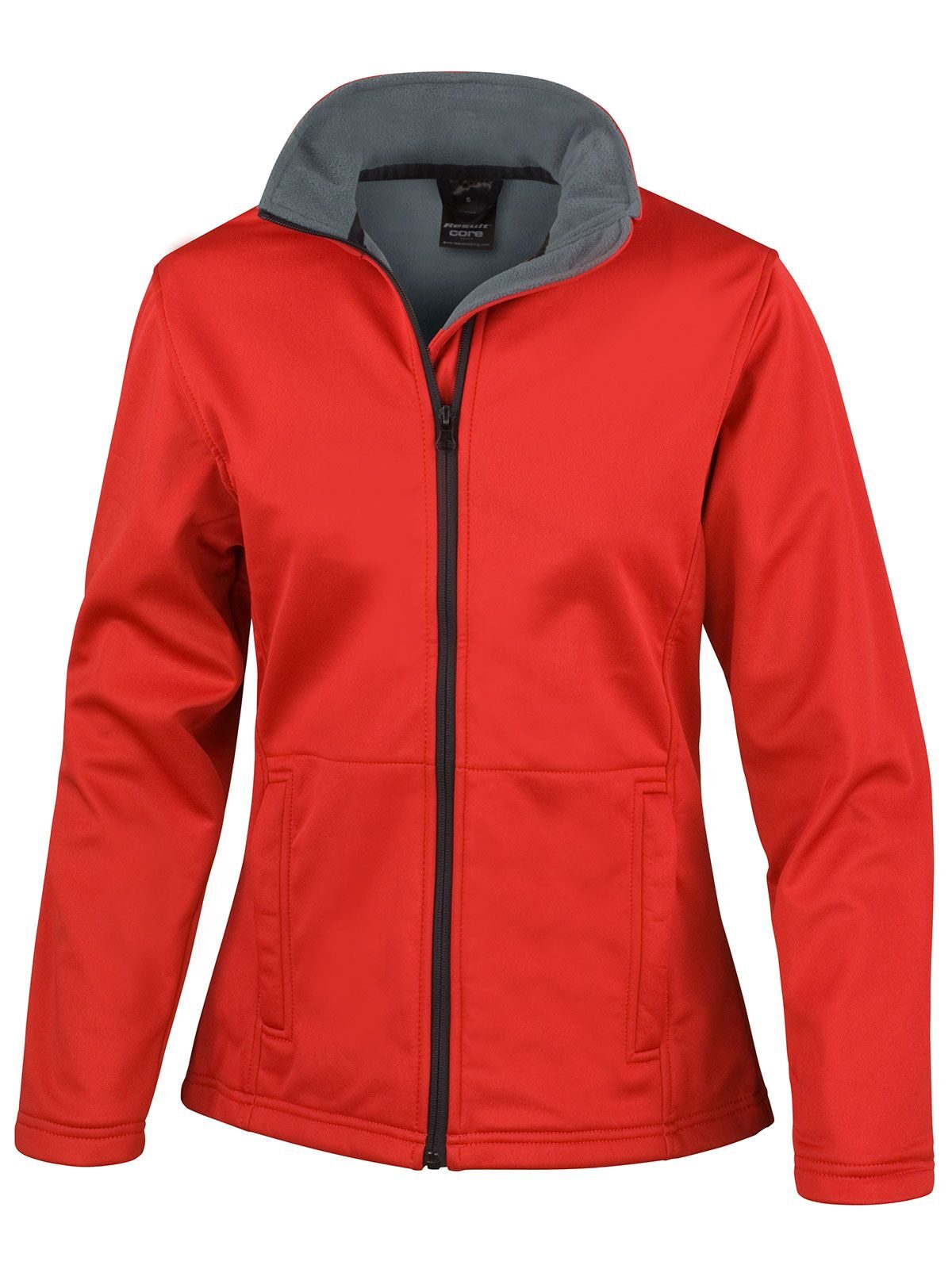 Softshell Jacket Damen – Result – Farbe Rot – individuell veredelbar