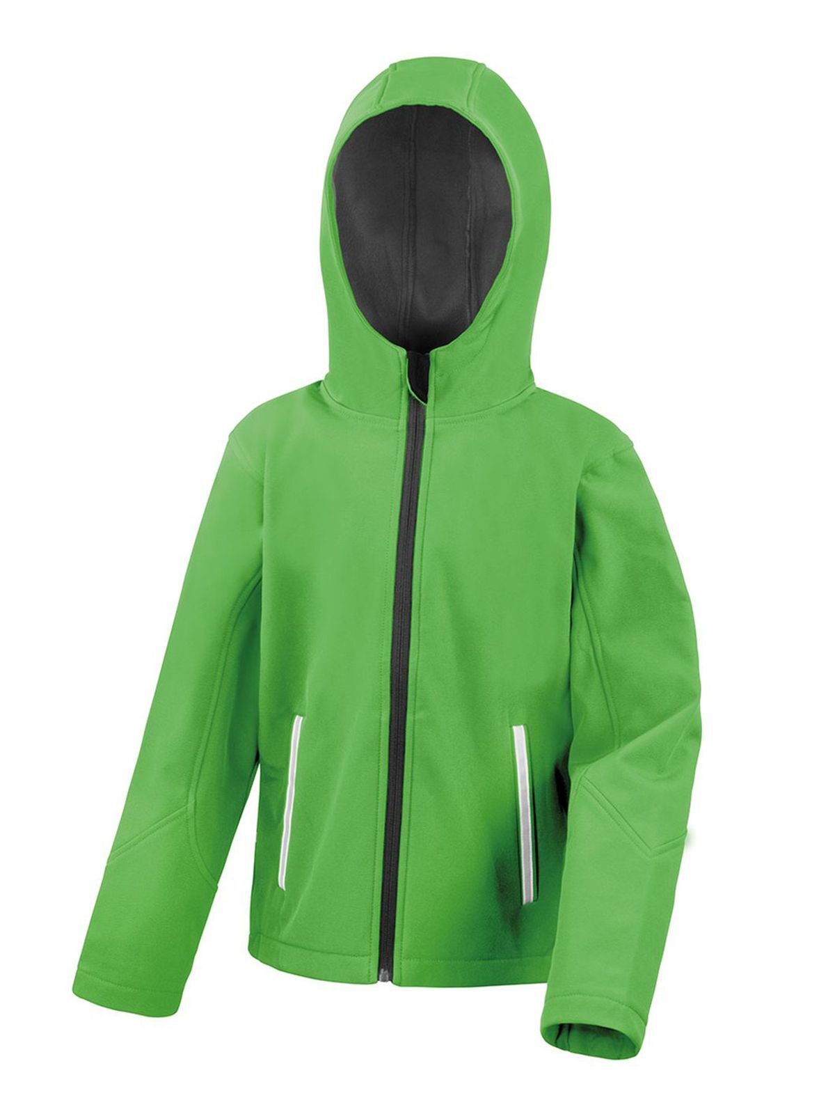 Young softshell Herren – Result – Farbe vivid green/black – individuell veredelbar