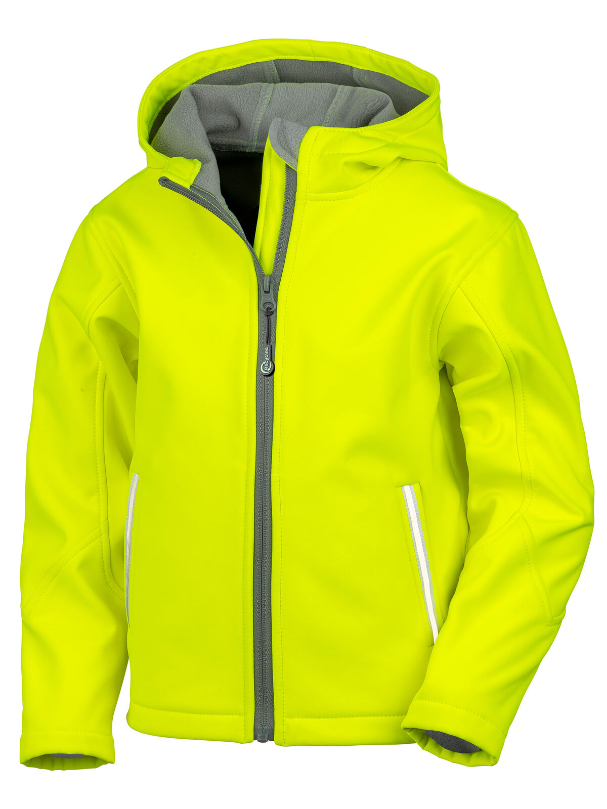 Young softshell Herren – Result – Farbe fluorescent yellow – individuell veredelbar