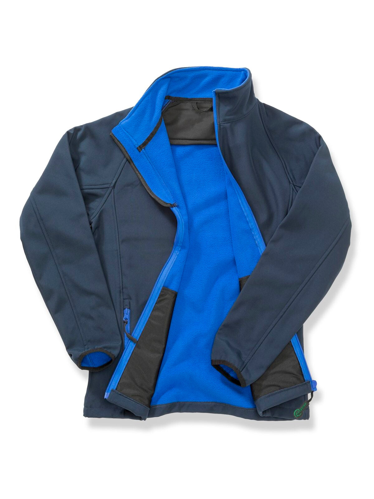 Printable Softshell Damen – Result – Farbe navy/royal – individuell veredelbar