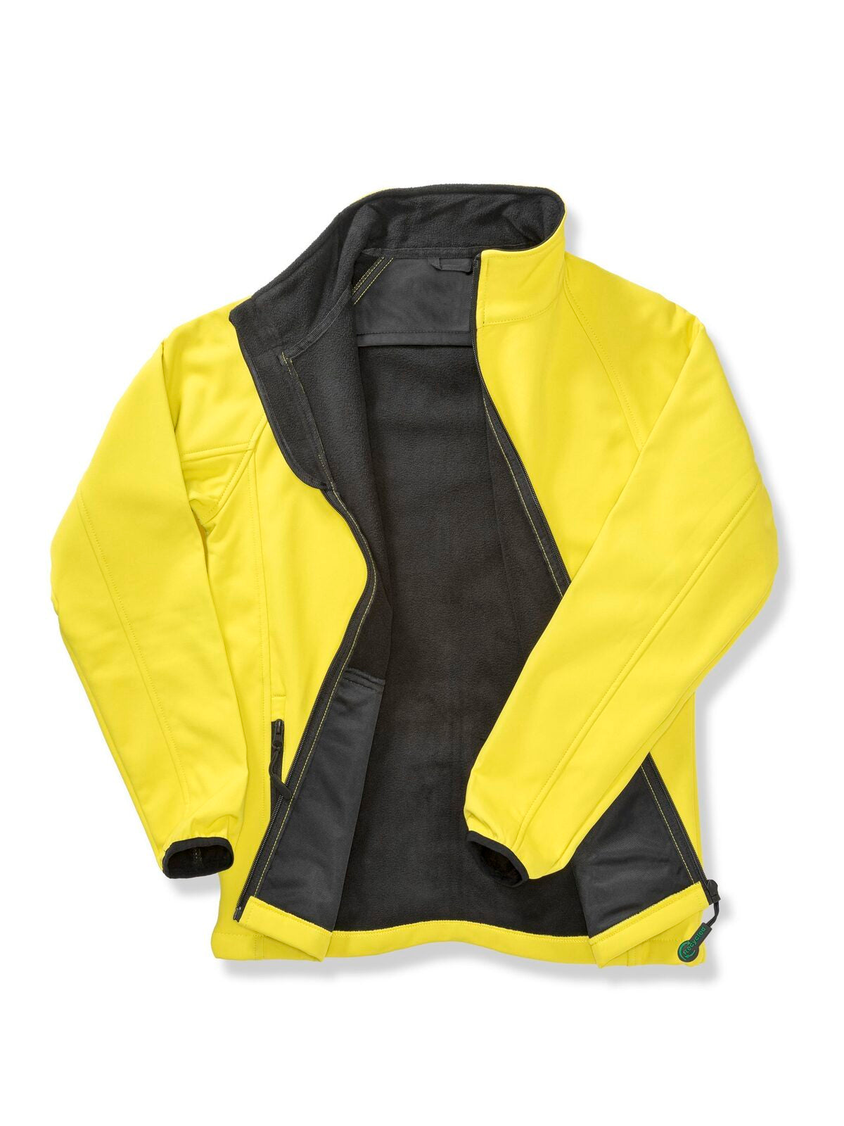 Printable Softshell Damen – Result – Farbe yellow-black – individuell veredelbar