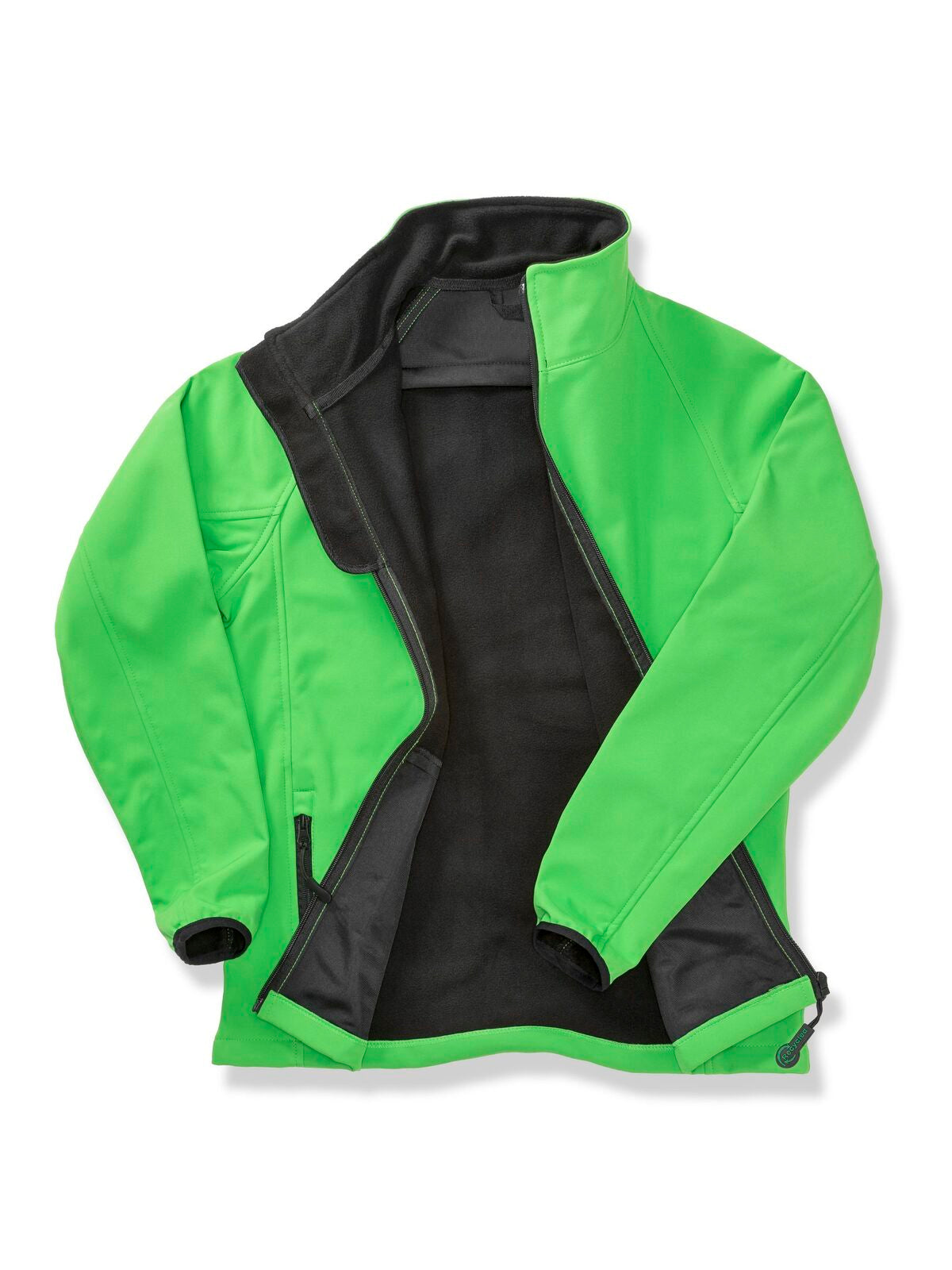 Printable Softshell Herren – Result – Farbe vivid green/black – individuell veredelbar
