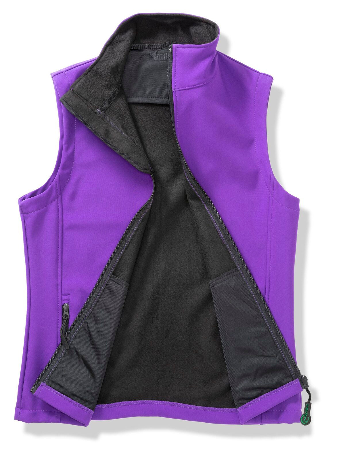 Softshell bodywarmer stampabile Herren – Result – Farbe purple/black – individuell veredelbar