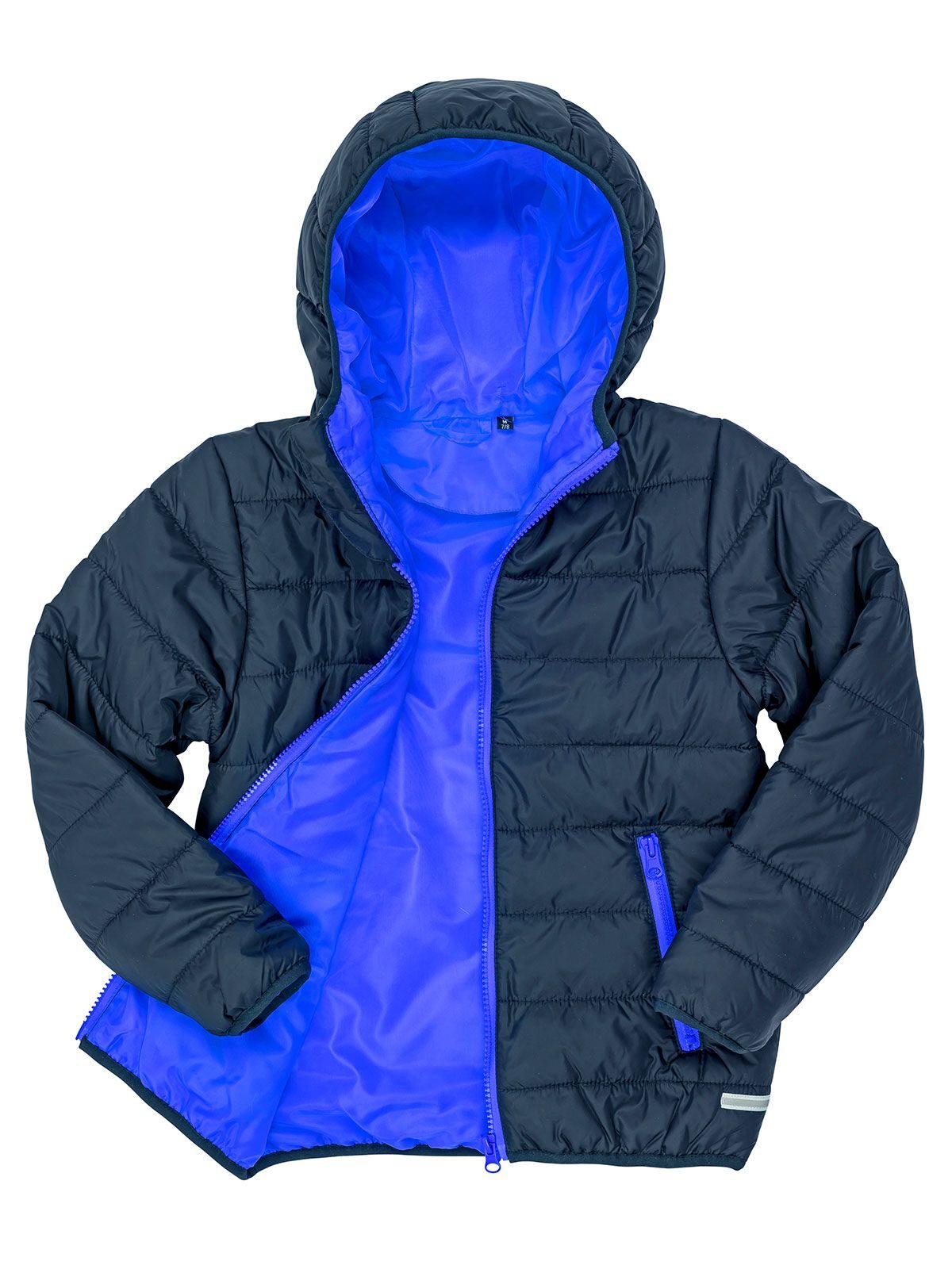 Core Junior Padded Jacket Kinder – Result – Farbe navy/royal – individuell veredelbar