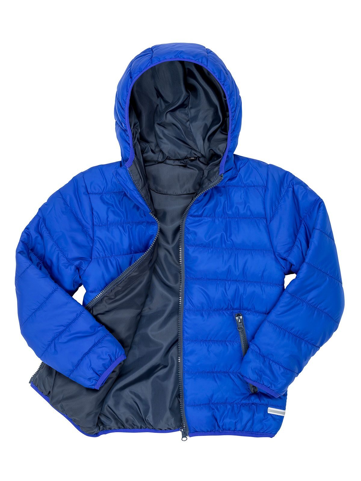 Core Junior Padded Jacket Kinder – Result – Farbe royal blue-navy – individuell veredelbar