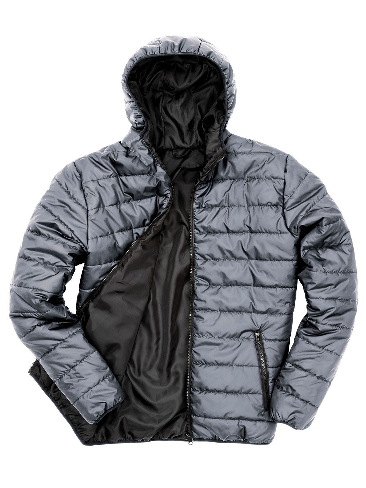 Soft Padded Jacket – Result – Farbe grey/black – individuell veredelbar