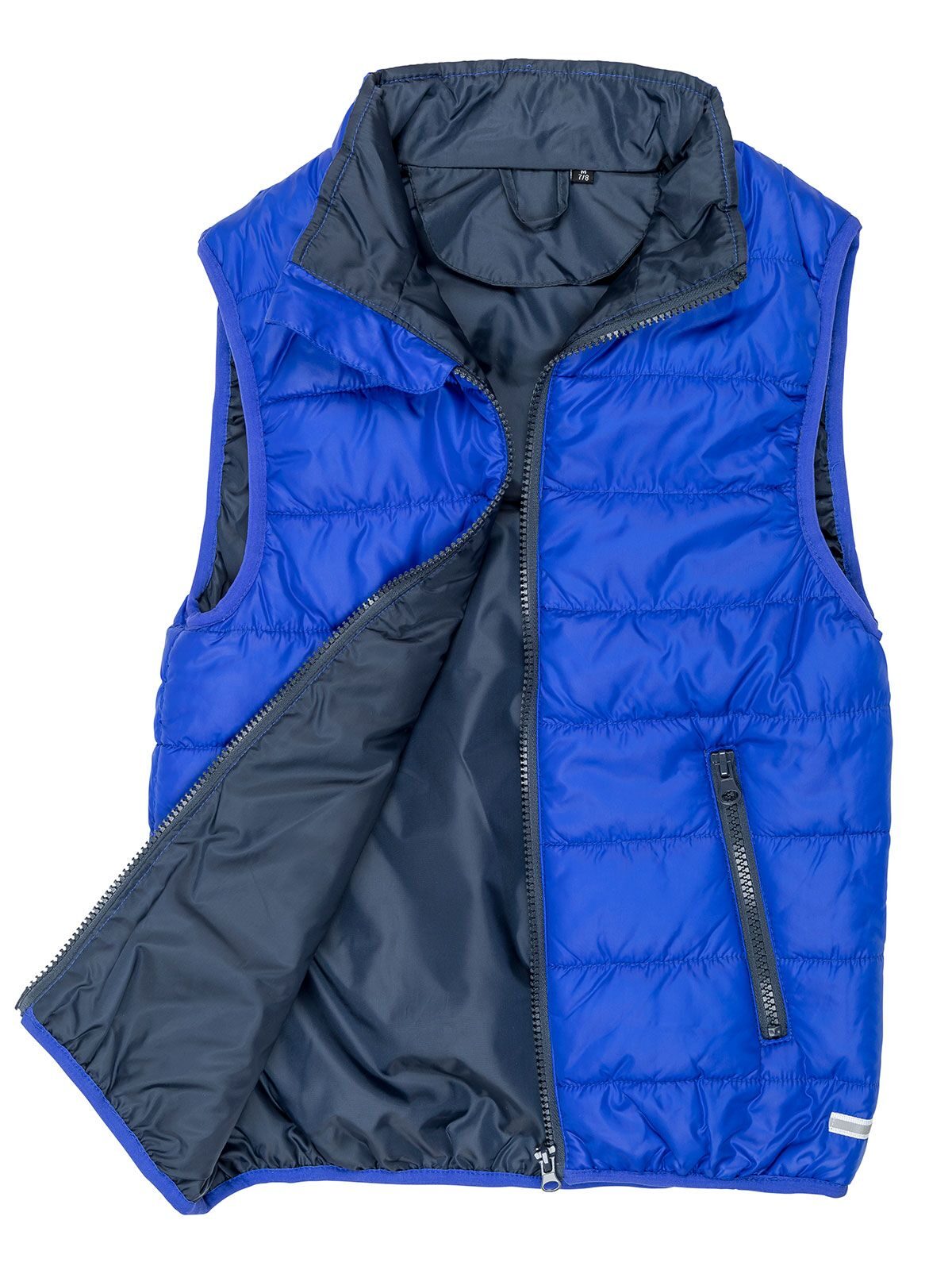 Youth Bodywarmer Kinder Jacke – Result – Farbe royal blue-navy – individuell veredelbar