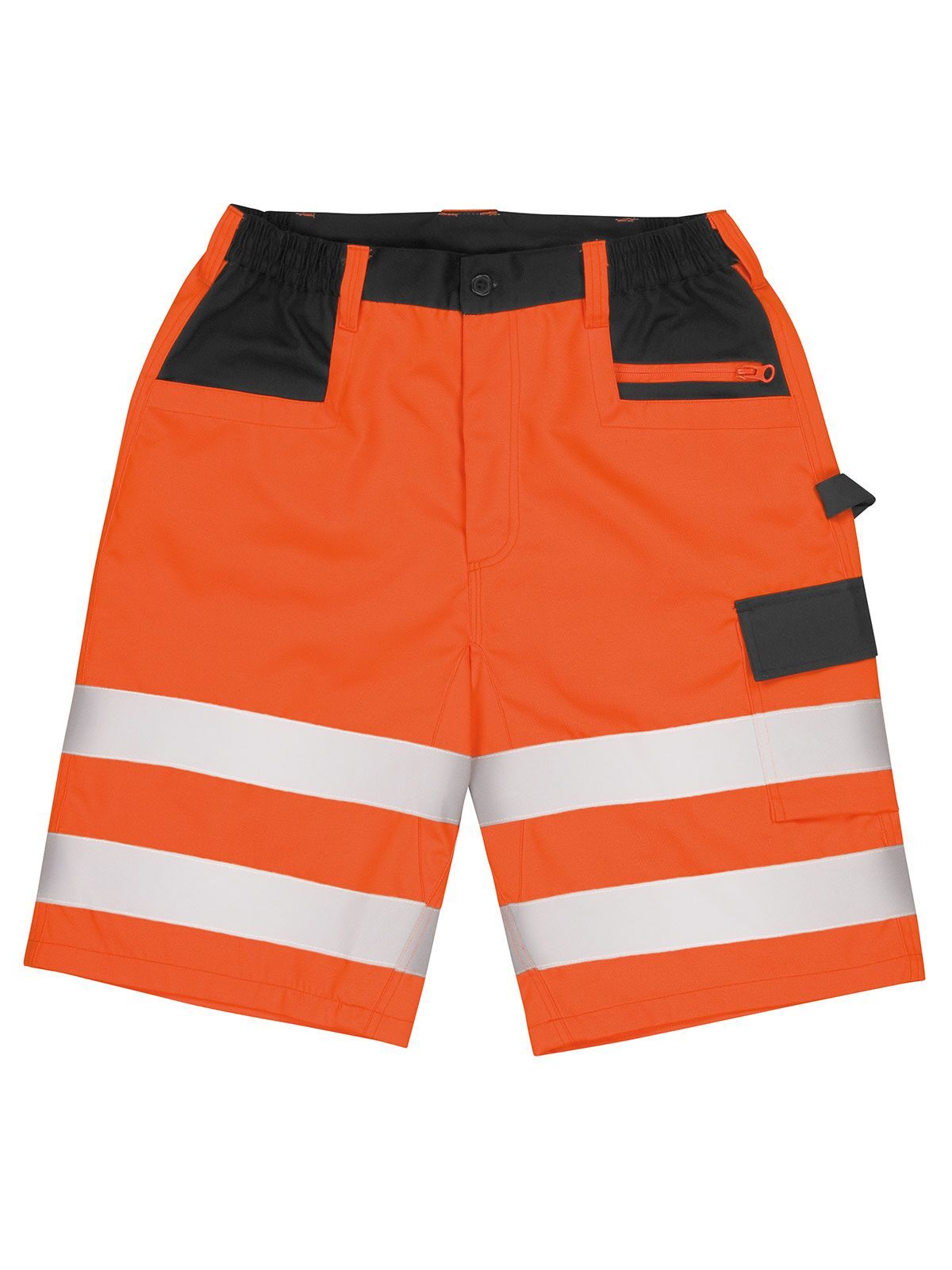 Safety Cargo Shorts Herren Hose / Rock – Result – Farbe Orange – individuell veredelbar