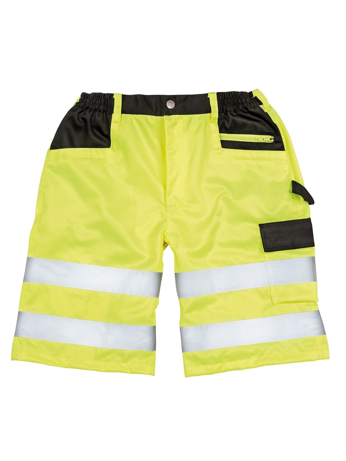 Safety Cargo Shorts Herren Hose / Rock – Result – Farbe fluorescent yellow – individuell veredelbar