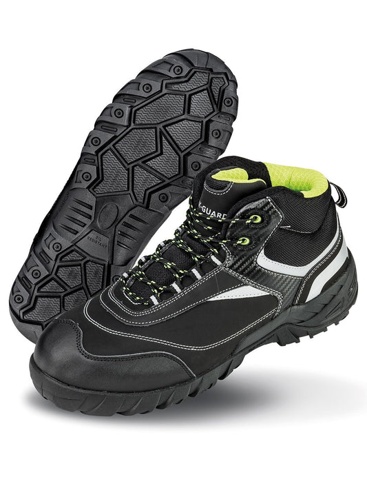 Blackwatch Safety Boot Schuhe – Result – Farbe black/silver – individuell veredelbar