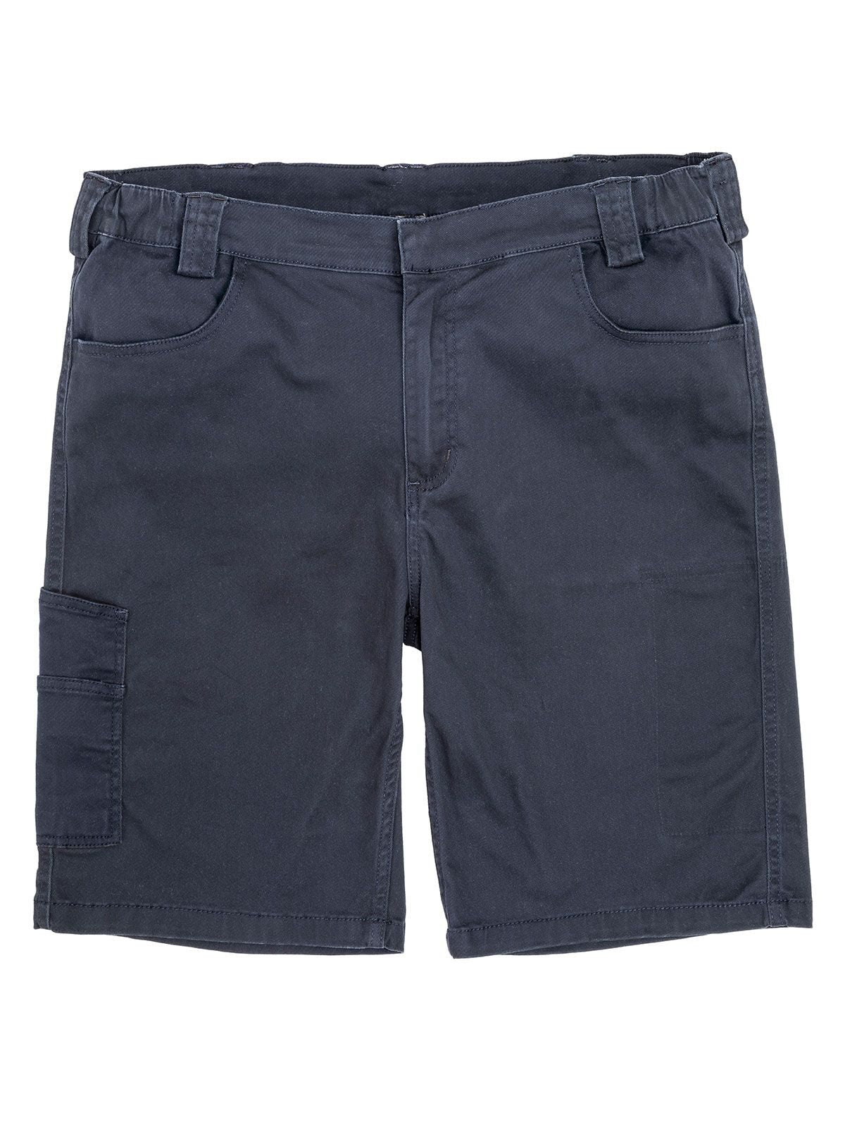 Super Stretch Slim Chino Shorts Hose / Rock – Result – Farbe Navy – individuell veredelbar
