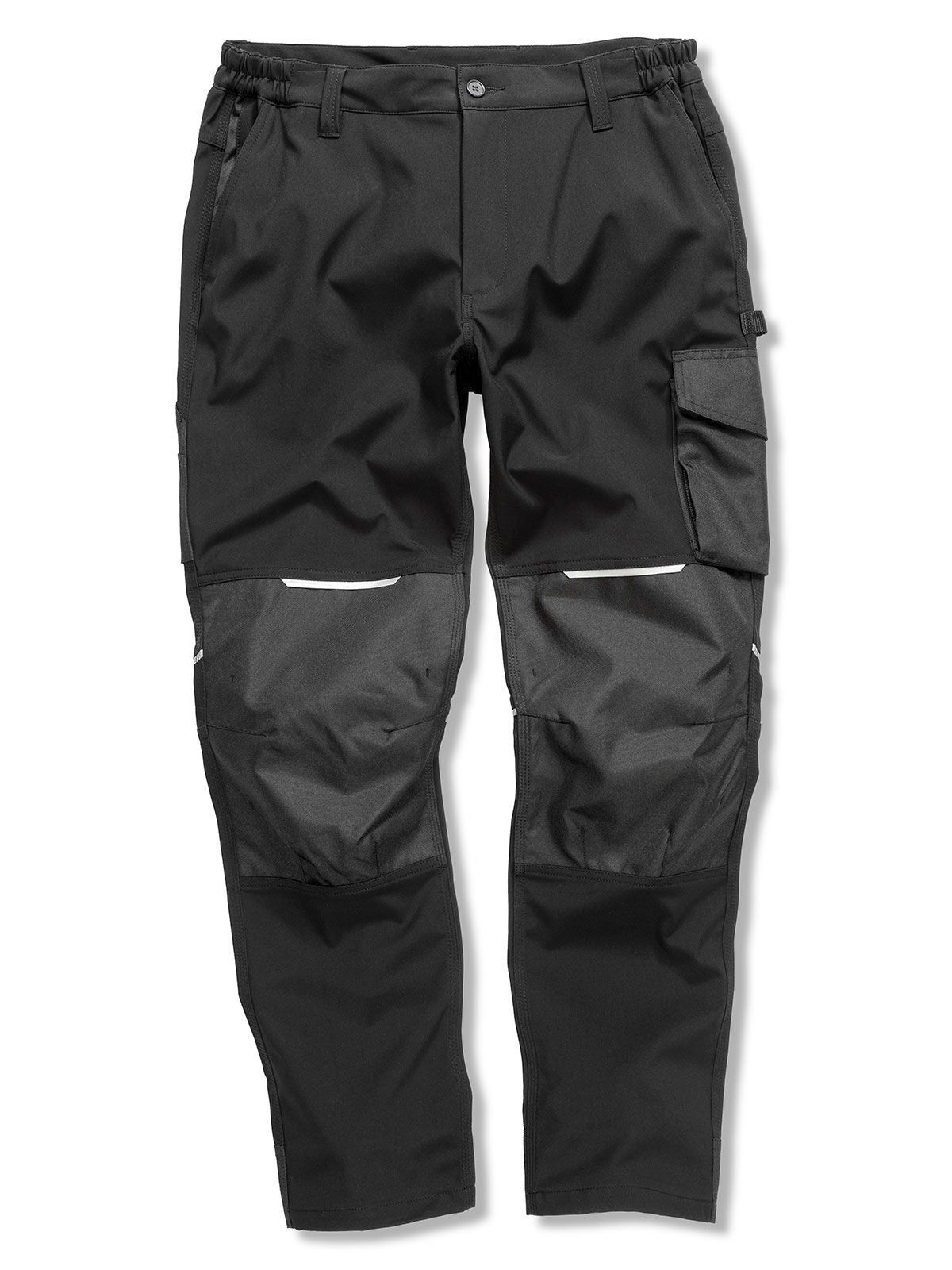 Slim Fit Softshell Work Trouser Hose / Rock – Result – Farbe Schwarz – individuell veredelbar