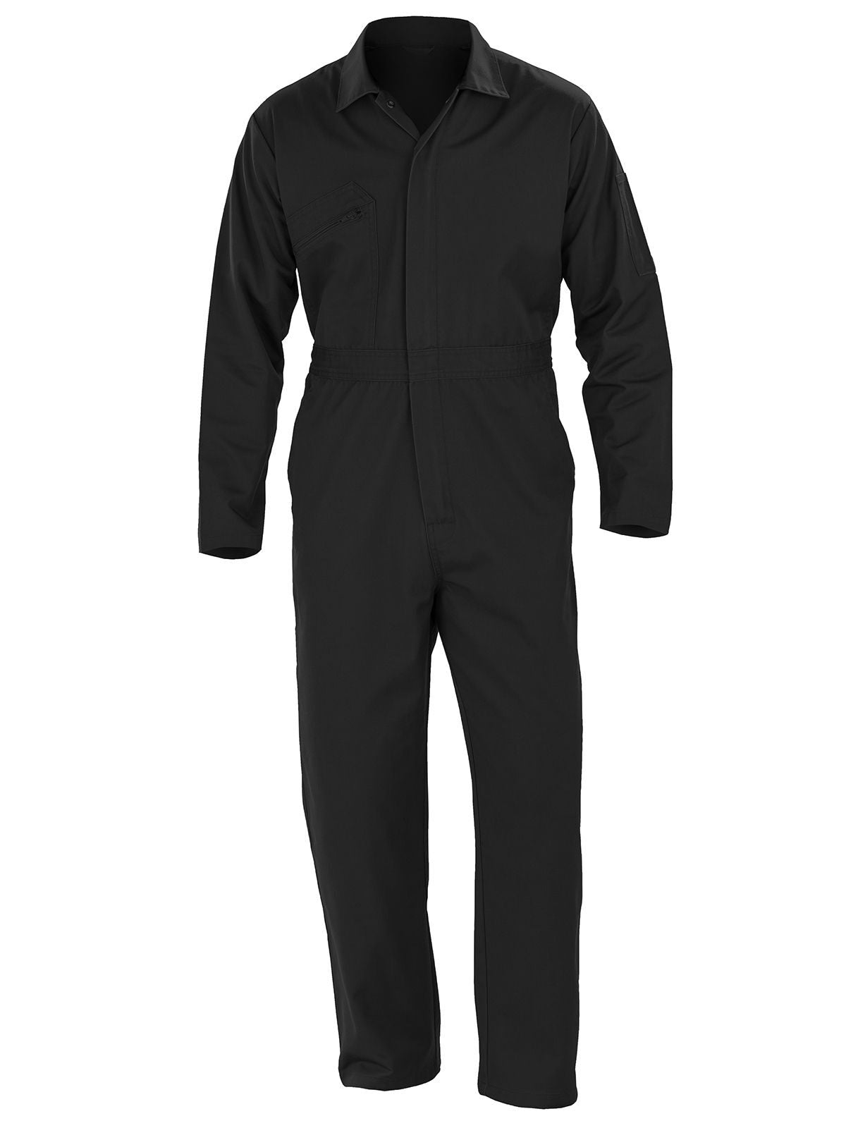 Recycled Action Overall With Zip Front Hose / Rock – Result – Farbe Schwarz – individuell veredelbar