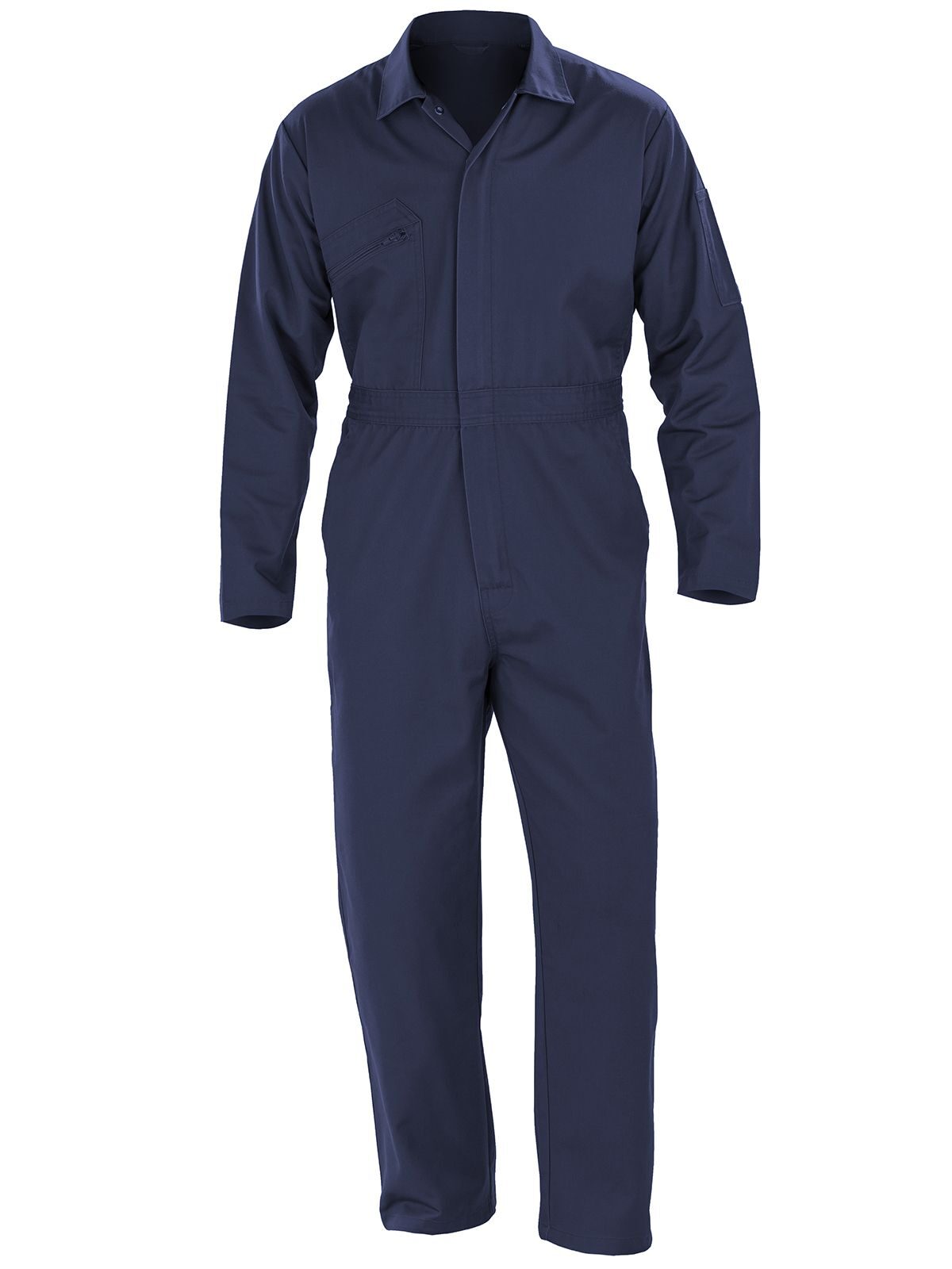 Recycled Action Overall With Zip Front Hose / Rock – Result – Farbe Navy – individuell veredelbar