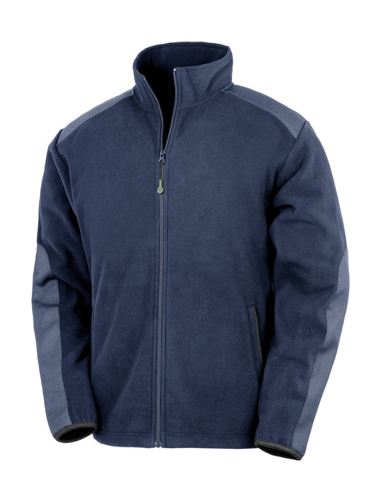 Recycled Heavy Duty Microfleece Herren – Result – Farbe Navy – individuell veredelbar