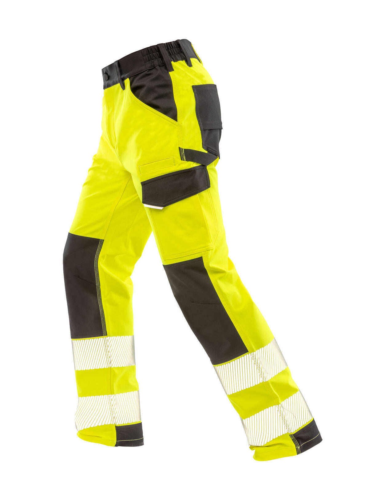Recycled dynamic stretch safety trouser Herren Hose / Rock – Result – Farbe fluo yellow – individuell veredelbar