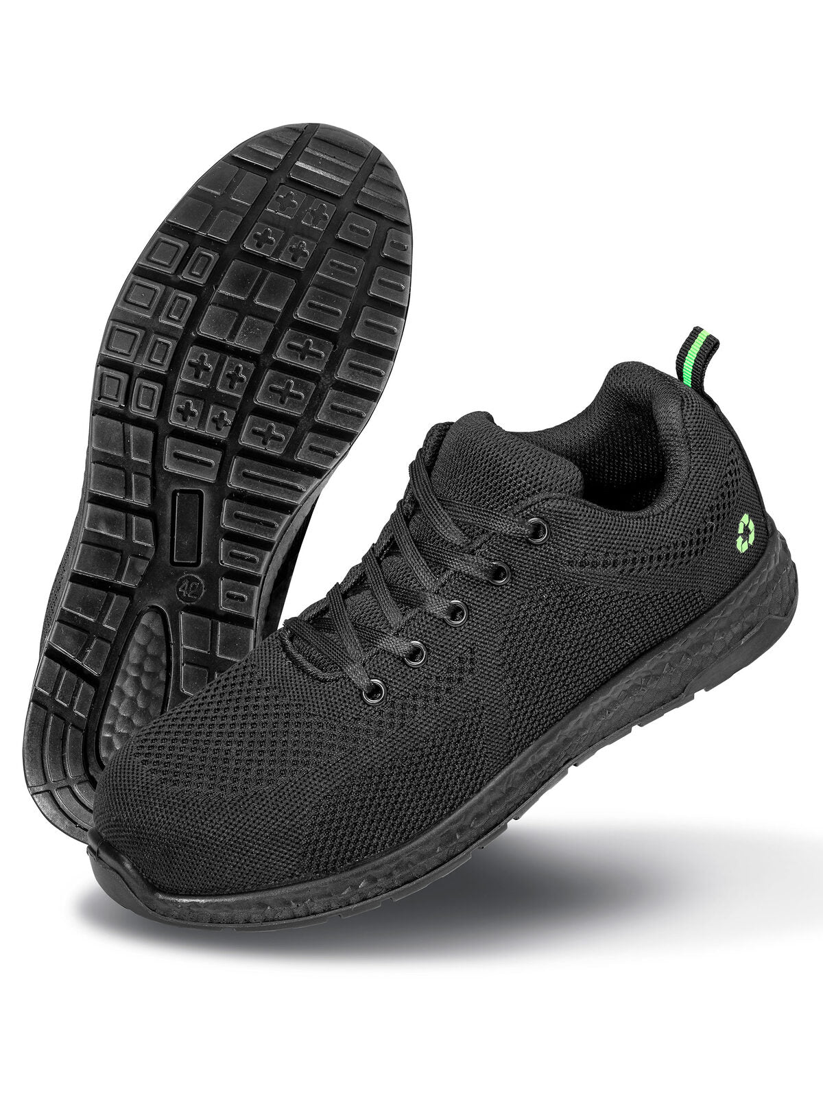 RECYCLED SAFETY TRAINER Damen Schuhe – Result – Farbe Schwarz – individuell veredelbar