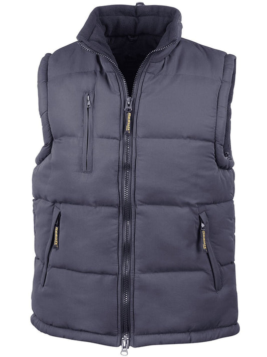 Ultra padded Bodywarmer Herren Jacke – Result – Farbe Navy – individuell veredelbar