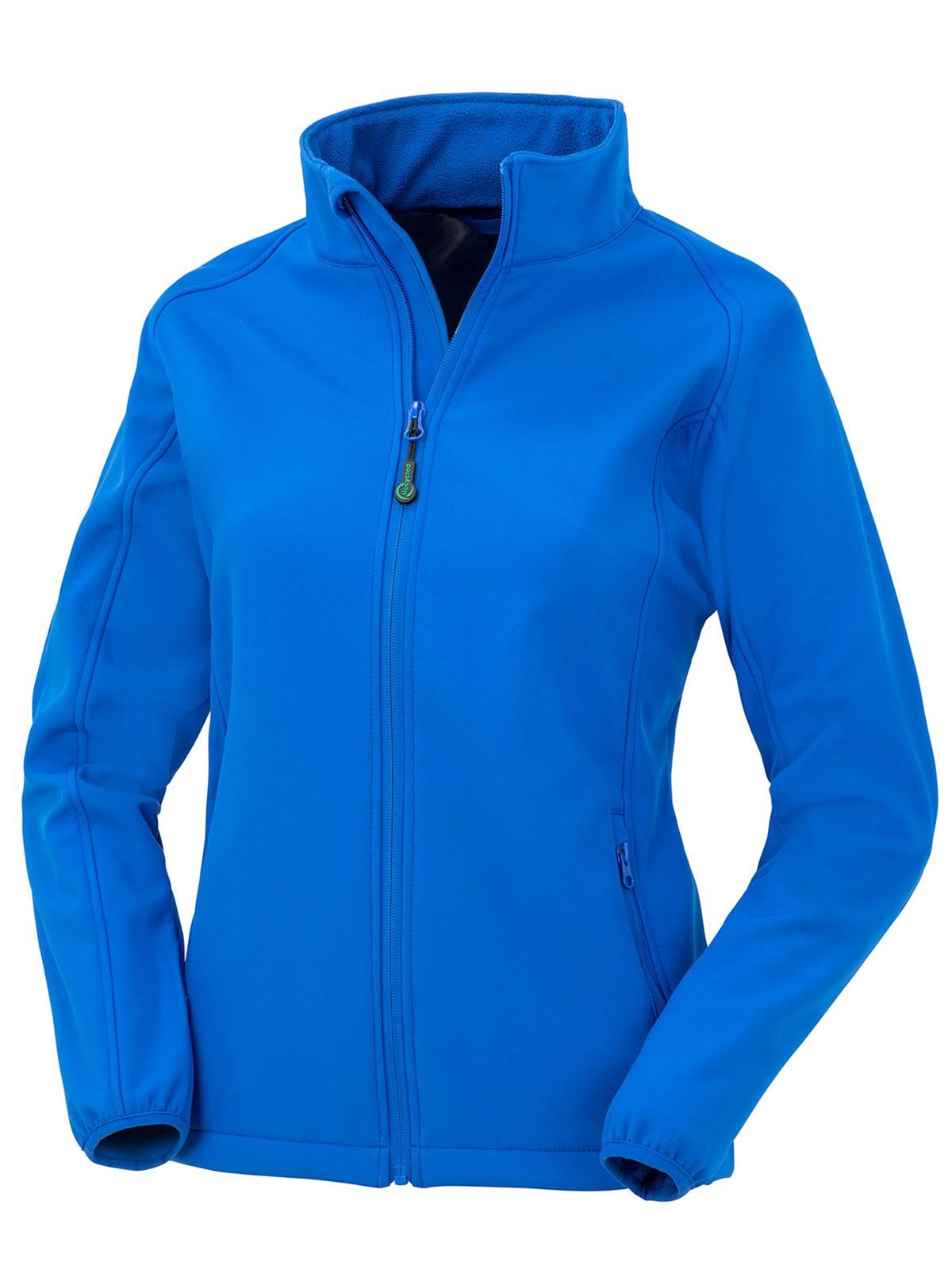 Recycled 2 Layer printable Softshell Jacket Damen – Result – Farbe Royalblau – individuell veredelbar