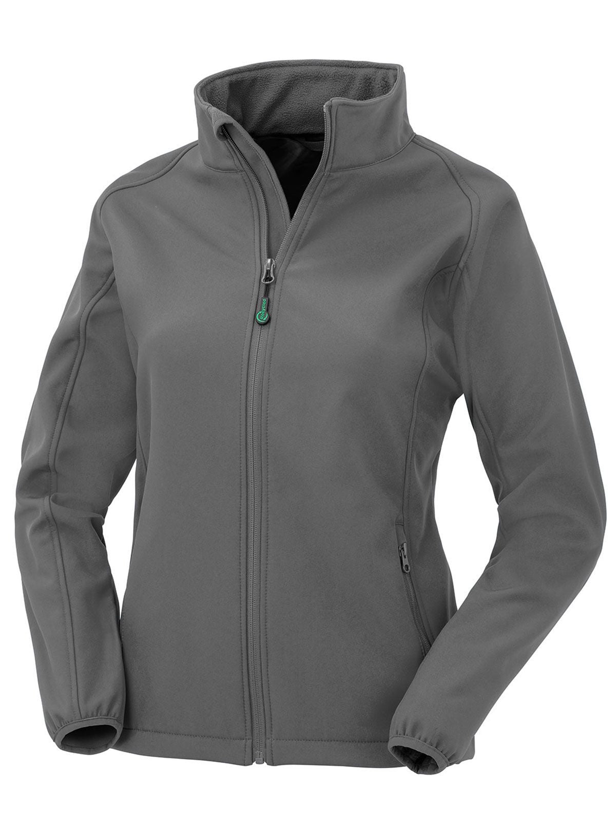 Recycled 2 Layer printable Softshell Jacket Damen – Result – Farbe workguard grey – individuell veredelbar